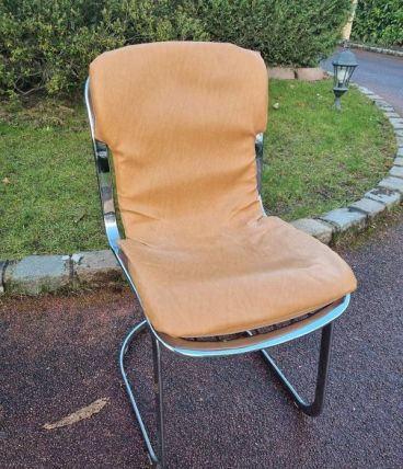 4 chaises Cidue par Willy Rizzo