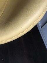 Fauteuil Egg cuir