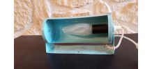 Lampe murale inclinable bleue vintage