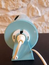 Lampe murale inclinable bleue vintage