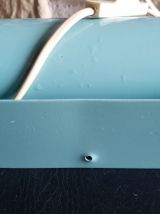 Lampe murale inclinable bleue vintage