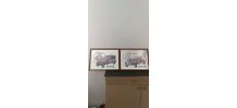 Duo de cadres miroir Publicitaires 