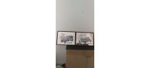 Duo de cadres miroir Publicitaires 