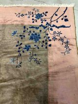 Tapis ancien Chinois Art Deco fait main, 1B911