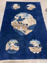 Tapis ancien Chinois Peking fait main, 1B912