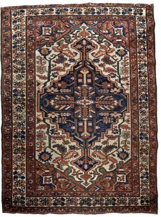 Tapis ancien Persan Malayer fait main, 1B917