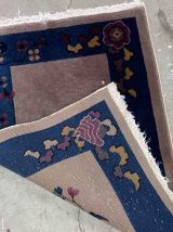 Tapis ancien Chinois Art Deco fait main, 1B921