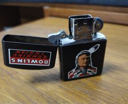Briquet vintage publicitaire  type "ZIPPO"