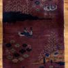 Tapis ancien Chinois Art Deco fait main, 1V11