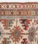 Tapis ancien Caucasien Karabagh fait main, 1V14