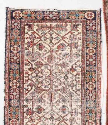 Tapis ancien Oriental fait main, 1V15