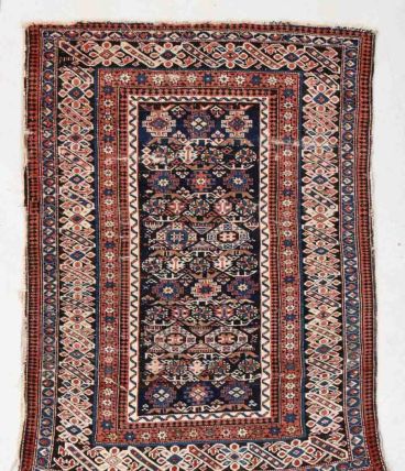 Tapis ancien Caucasien Chichi fait main, 1V17
