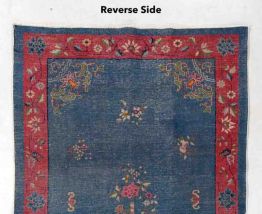 Tapis ancien Chinois Art Deco fait main, 1B924