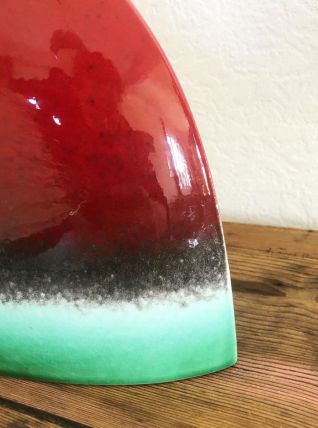Vase rouge et bleu