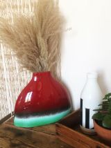 Vase rouge et bleu