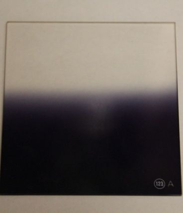 Filtre dégradé bleu pour appareil photo
