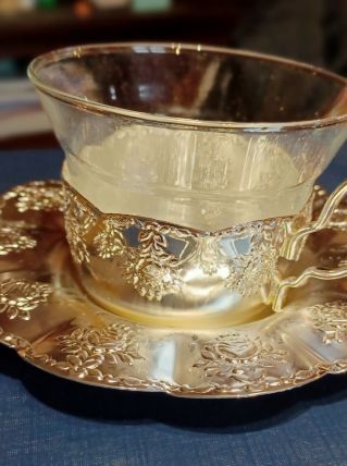 Lot 13 Tasses à thé en argent 