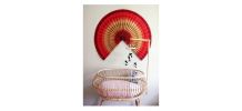 JOLI BERCEAU BEBE ROTIN VINTAGE