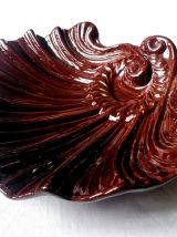 Coupes coquillage en faïence roccoco