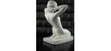 Femme nue à coupe garçonne en céramique - Sarreguemines