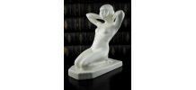 Femme nue à coupe garçonne en céramique - Sarreguemines