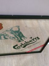 miroir publicitaire Bière Carlsberg