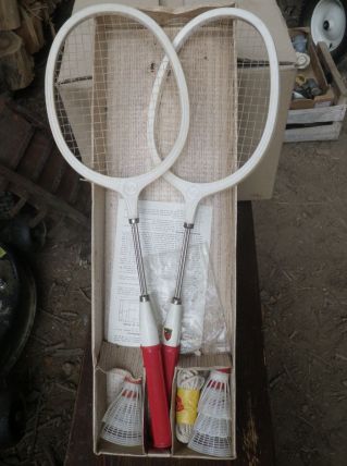raquette de badminton vintage