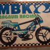 Plaque métal MBK Magnum racing