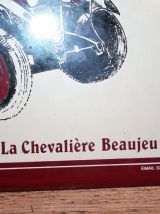 Véritable plaque émaillé vigneron