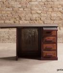 Bureau d'écolier pour enfant avec abattant latéral
