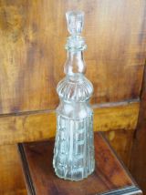  Grande carafe en verre - début XXème
