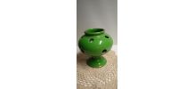 Photophore. Vert &amp;amp; Or - Tea light holder. Green &amp;amp; Gold