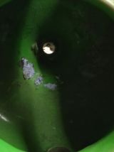 Photophore. Vert &amp; Or - Tea light holder. Green &amp; Gold