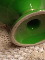 Photophore. Vert &amp; Or - Tea light holder. Green &amp; Gold