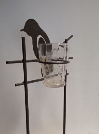 Oiseau sur une branche Photophore - Bird on a branch Tealigh