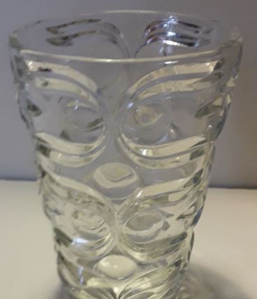 vase transparent italien