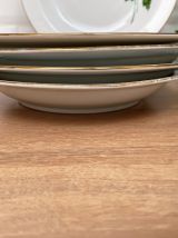 Set de 5 assiettes creuses en porcelaine
