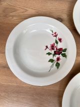 Set de 5 assiettes creuses en porcelaine