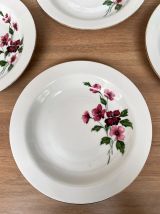 Set de 5 assiettes creuses en porcelaine