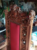 Spectaculaire fauteuil d'apparat ou trône XIXéme