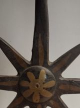 Bougeoir étoile à 8 branches - 8 pointed star candle holder