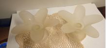 Porte-bougies chauffe-plat en verre - Glass Flower Tea Light