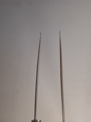 Bougeoirs coniques en bronze - Bronze Taper Candle Holders