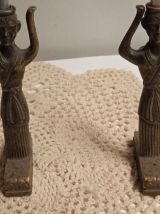 Bougeoirs coniques en bronze - Bronze Taper Candle Holders