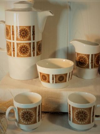 Service à café porcelaine vintage