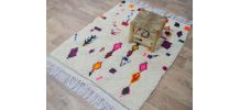 Tapis berbère coloré 152 x 105 cm