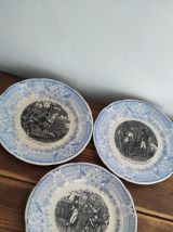 Lot Assiettes Sarregumines Napoleon 1er 
