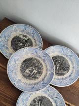 Lot Assiettes Sarregumines Napoleon 1er 