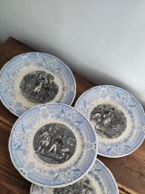 Lot Assiettes Sarregumines Napoleon 1er 