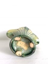 Vase panier en céramique art nouveau 